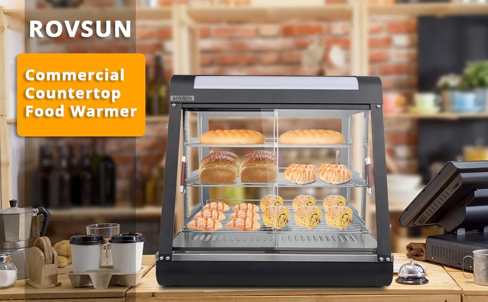 Energy-Efficient Countertop Heated Display Case for Food Service