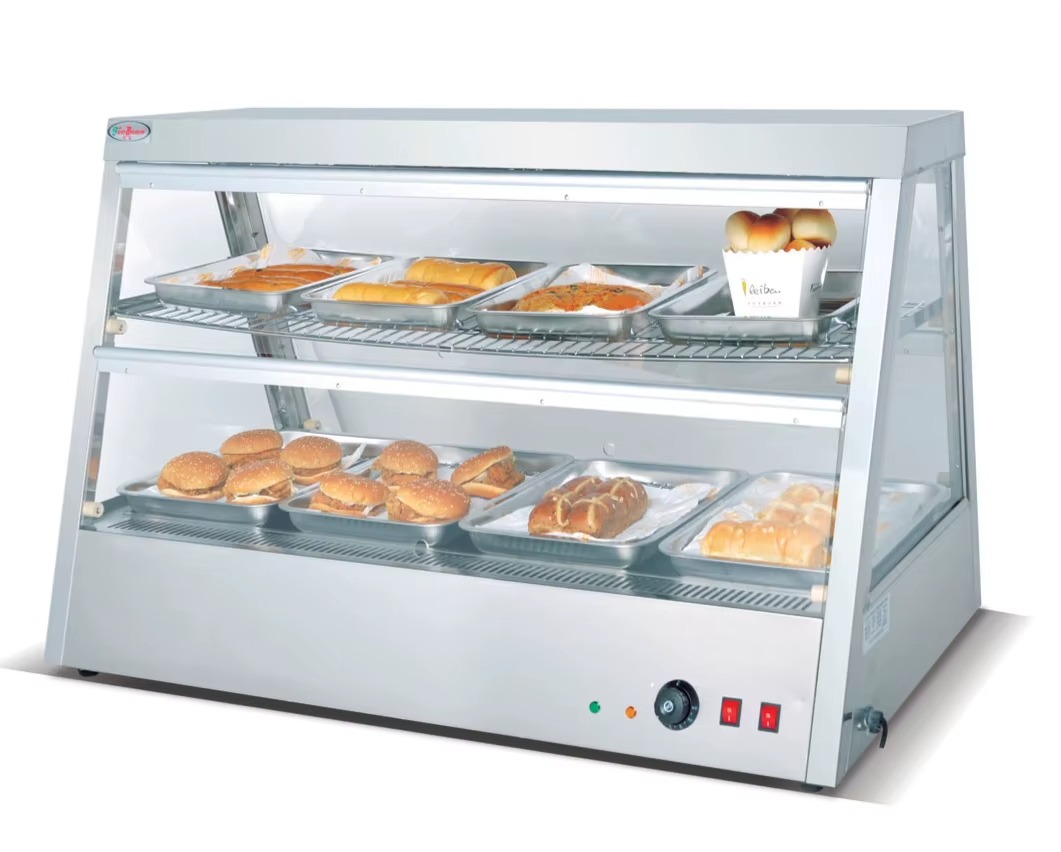 Food Warmer Display for Cafeterias and Catering